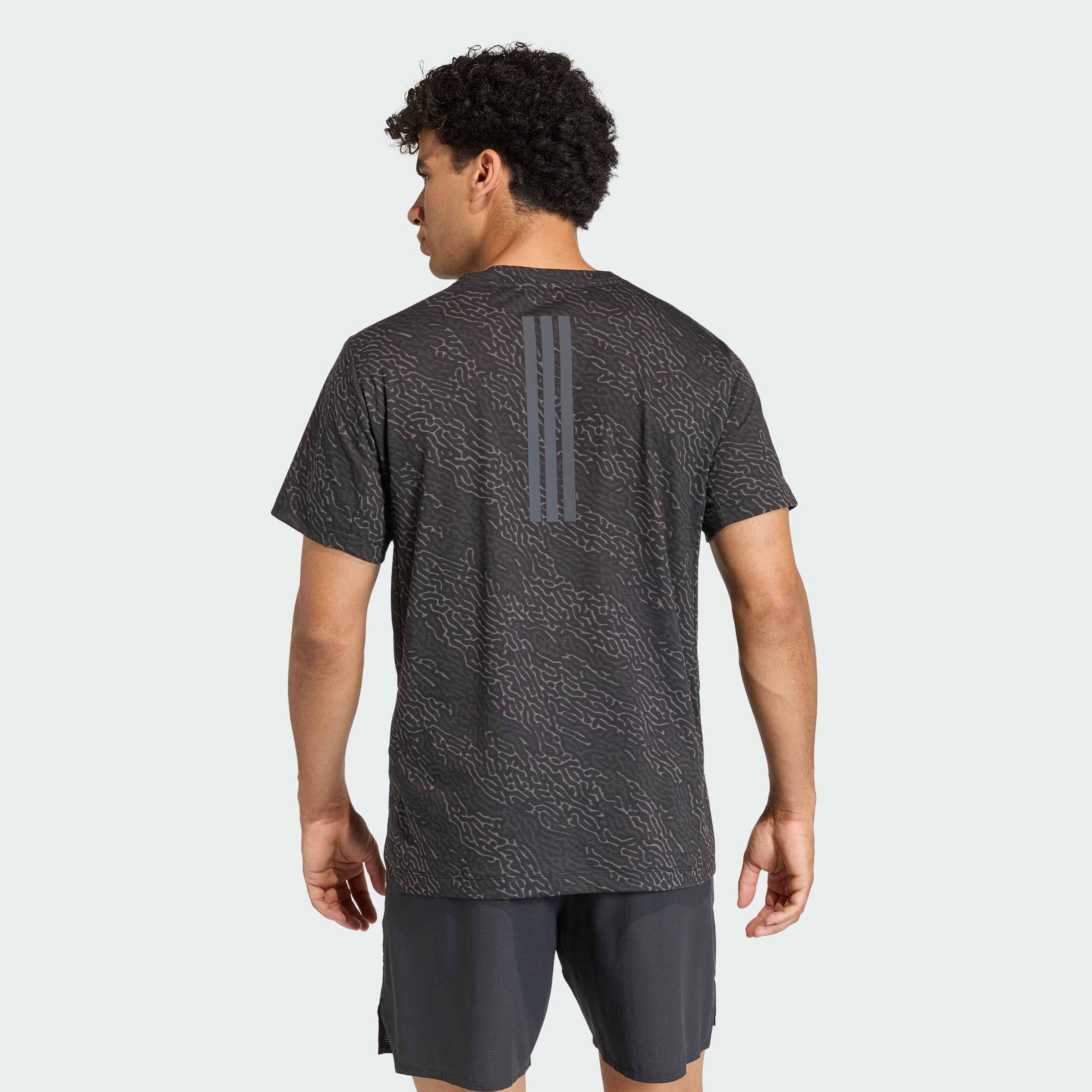 D4T AOP TEE BLACK/GREFIV