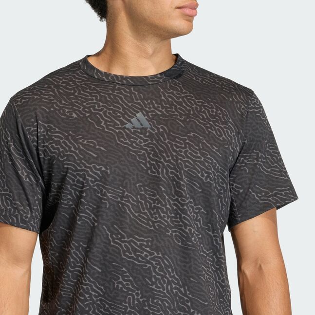D4T AOP TEE BLACK/GREFIV