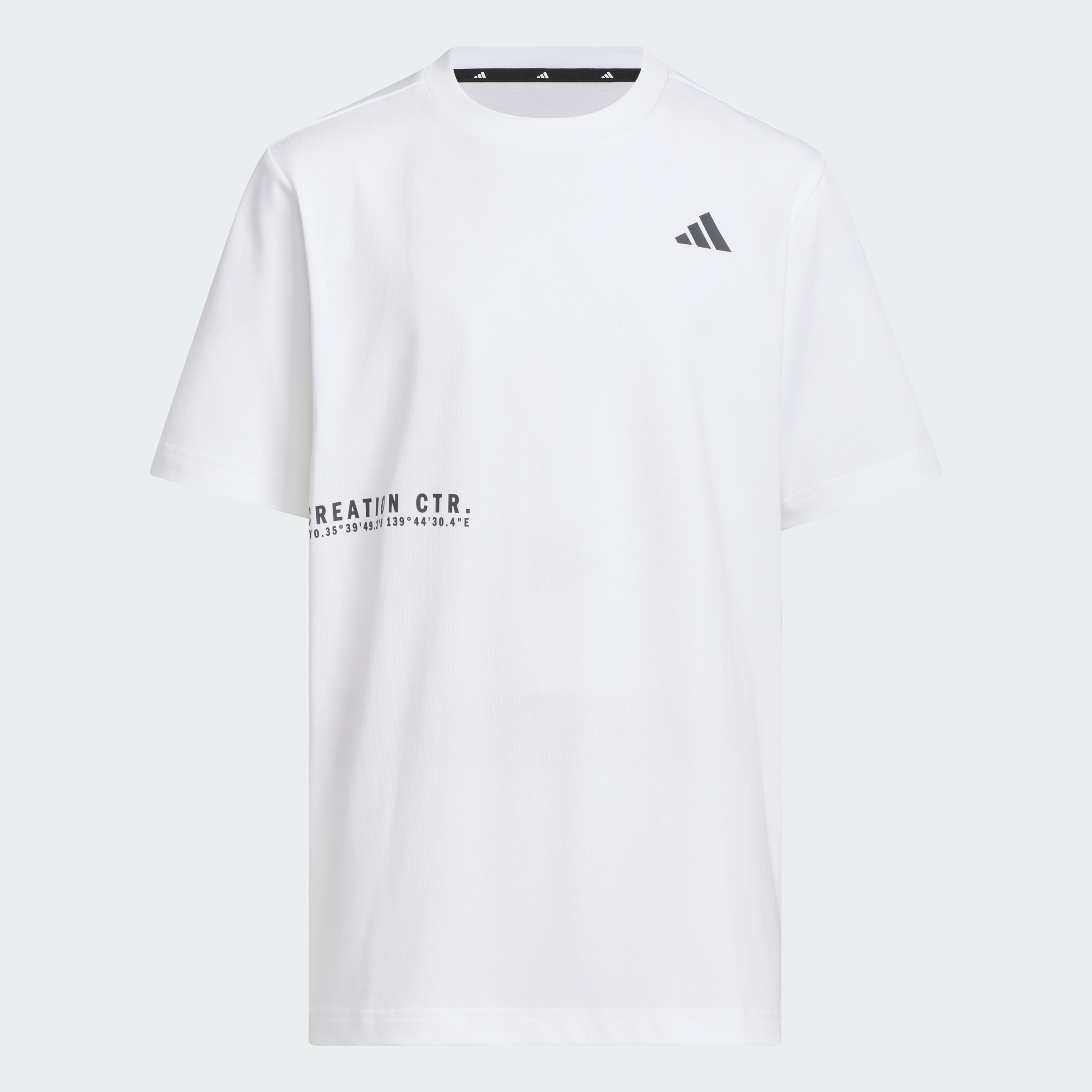 K BL TEE S/S WHITE