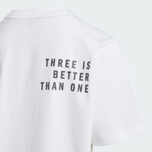 K BL TEE S/S WHITE