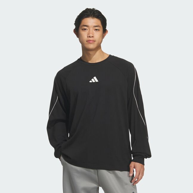 STADIUM L/S TEE BLACK/BLACK