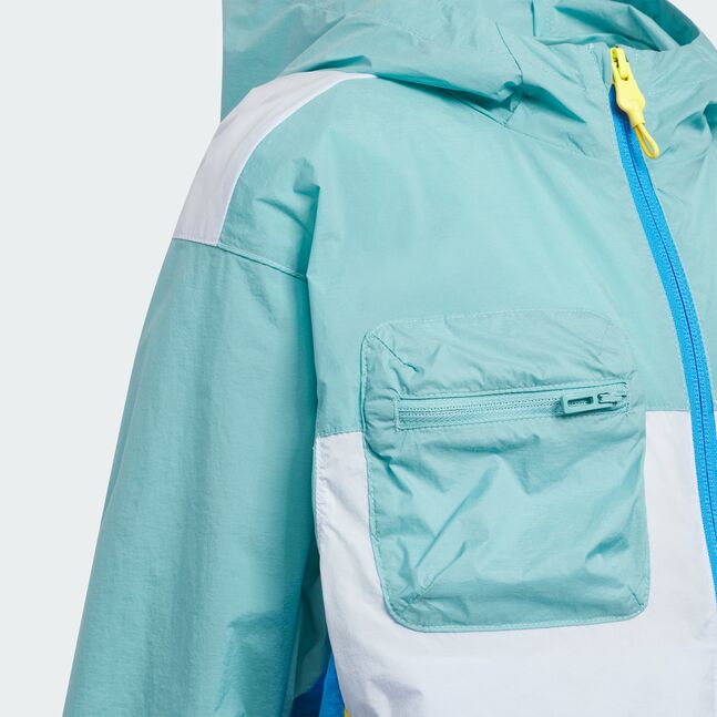 LK WV JKT HOODY MINTON/CRSK
