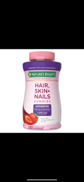 🌟 Nature’s Bounty Hair, Skin & Nails  Gummy