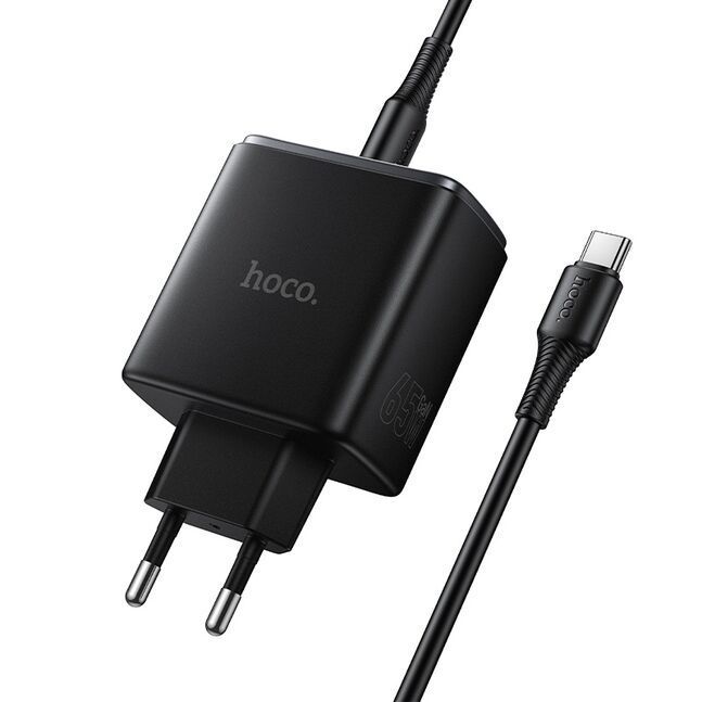 Hoco C160A Upgrade PD65W(2C1A) charger set(C to C)(EU)