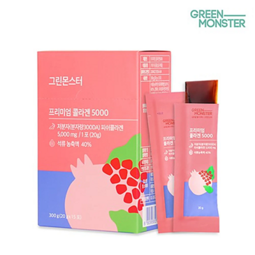 GREEN MONSTER PREMIUM COLLAGEN 5000mg 20гр*15ш
