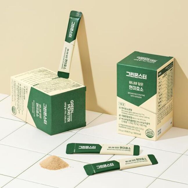 GREEN MONSTER BROWN RICE ENZYME WITH BANABA