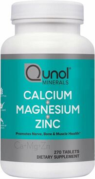 Qunol Calcium 3 in 1 – Кальци + Магни + Цинк (270 