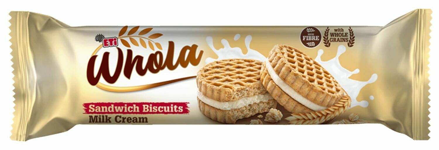 Whola бүхэл үрийн сүүтэй хавчуургатай жигнэмэг 100гр