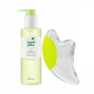 Oil cleansing-massager set 