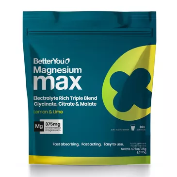 Magnesium Max 3 in 1 Powder Lemon Lime Flavour 160g