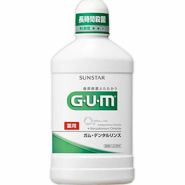 GUM Эмчилгээний ам зайлагч ногоон 500мл