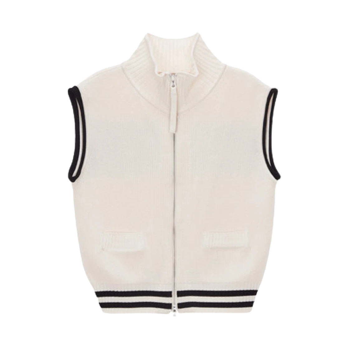 SPELL POINT STRIPE KNIT VEST