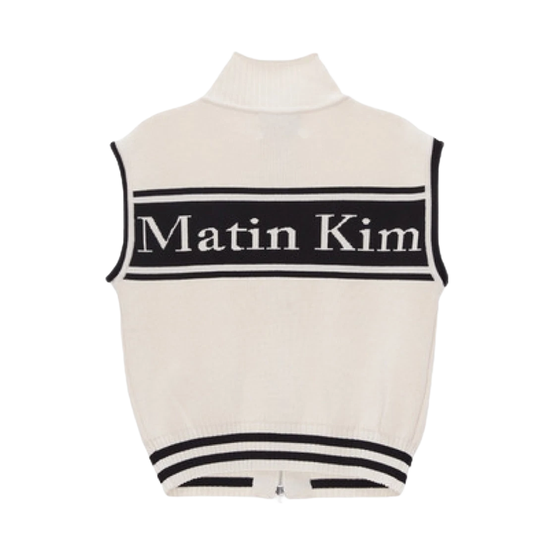 SPELL POINT STRIPE KNIT VEST