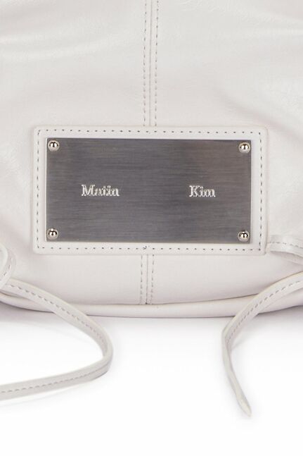 HALF SHIRRING RIBBON ROUND BAG