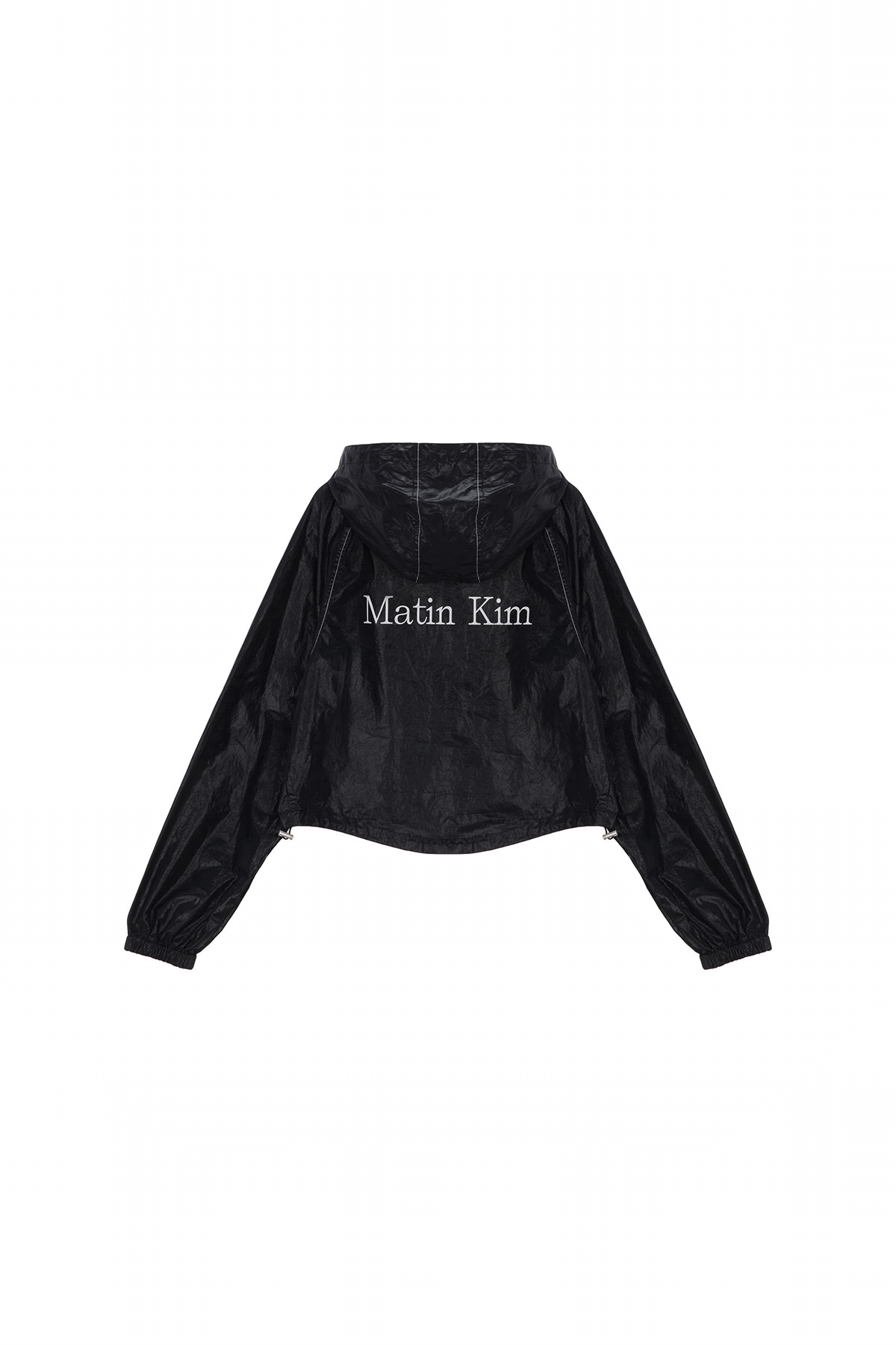 MATIN CROP HOODY COATING JUMPER