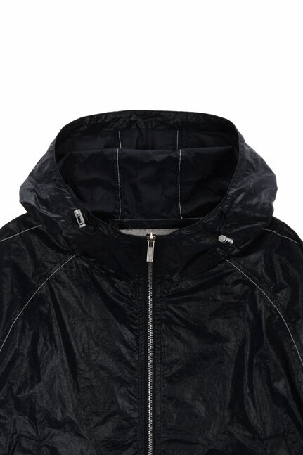 MATIN CROP HOODY COATING JUMPER