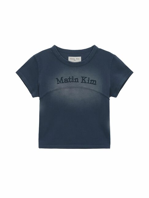PIGMENT CUT OUT LOGO CROP TOP
