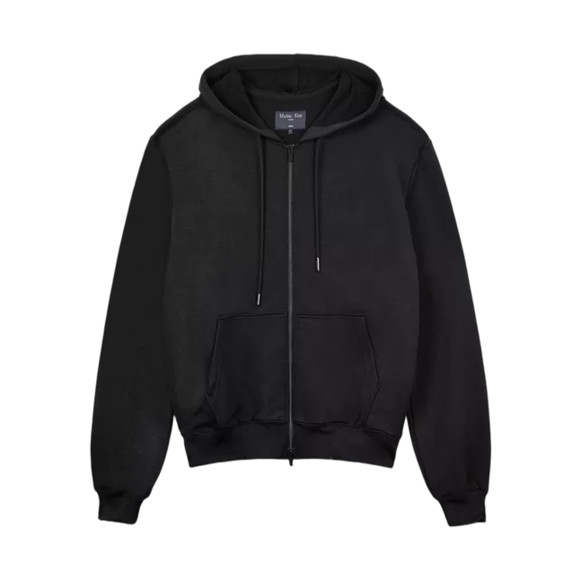 BACK LOGO GLITTER HOODY ZIP UP FOR MEN