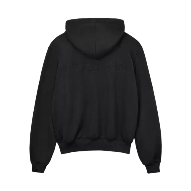 BACK LOGO GLITTER HOODY ZIP UP FOR MEN