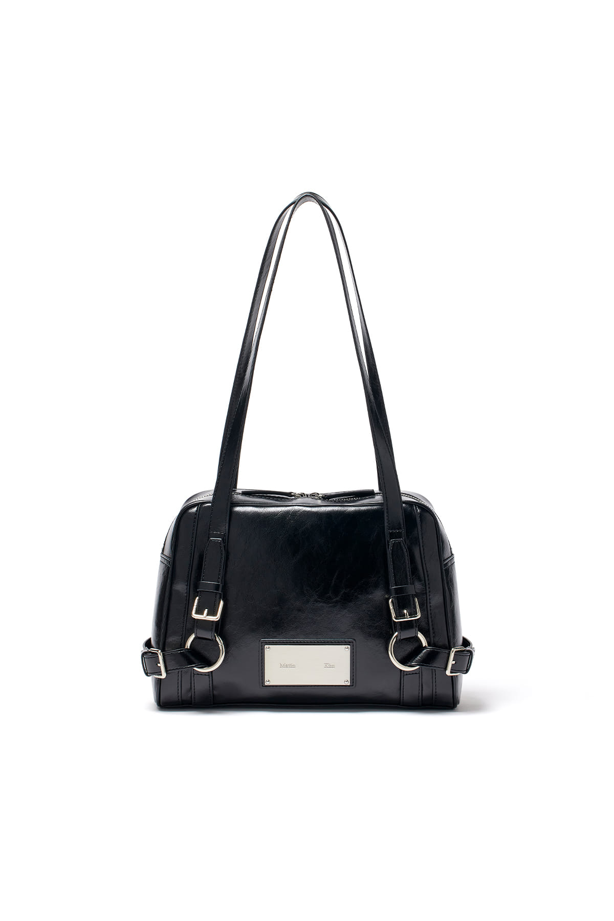 BIKER DETAIL SQUARE SHOULDER BAG