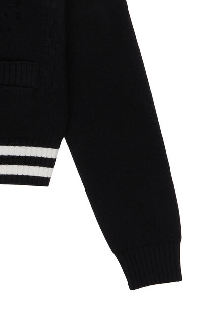 SPELL POINT STRIPE KNIT CARDIGAN