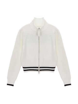 SPELL POINT STRIPE KNIT CARDIGAN