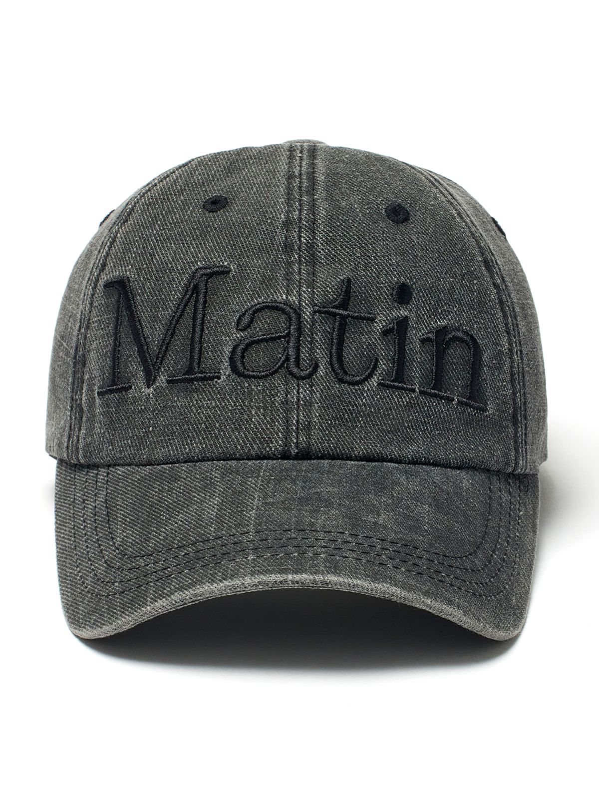 MATIN LOGO WASHED BALL CAP