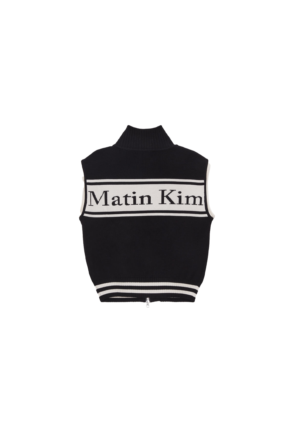 SPELL POINT STRIPE KNIT VEST