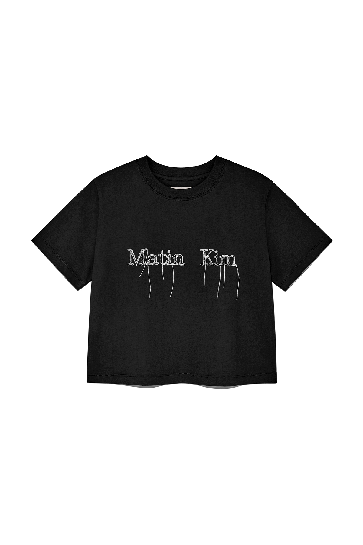 LOGO THREAD POINT CROP TOP