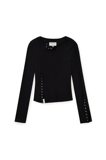 SNAP DETAIL SLIM TOP