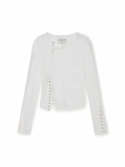 SNAP DETAIL SLIM TOP