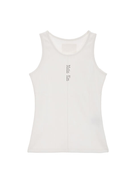 PINTUCK SLEEVELESS TOP