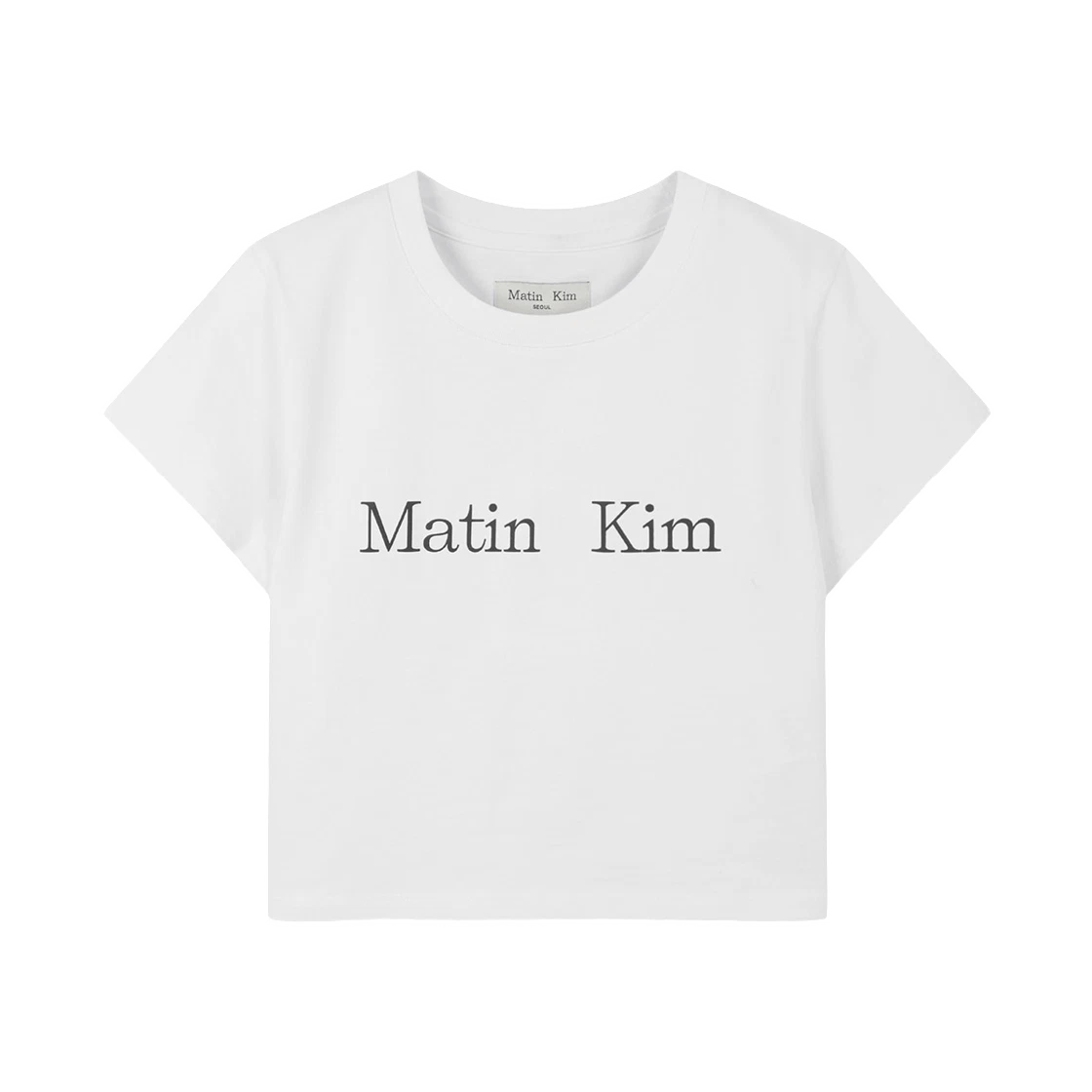 MATIN KIM LOGO CROP TOP