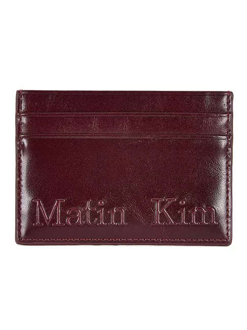 EMBOSSED LOGO CARD WALLET