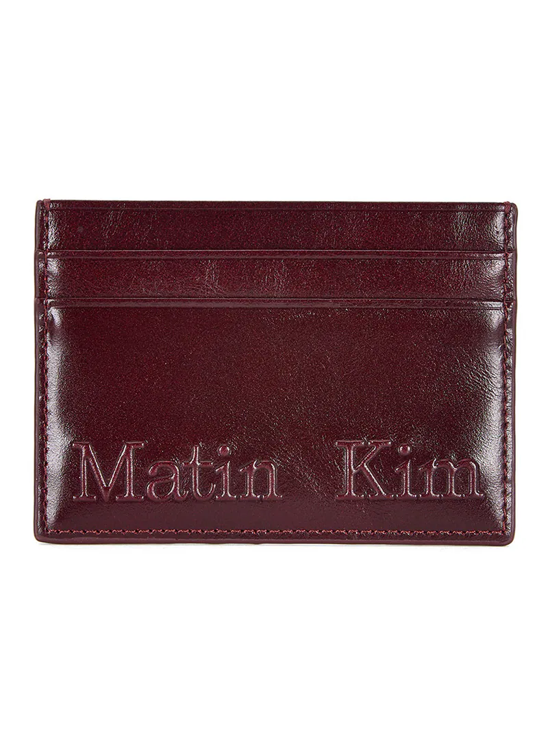 EMBOSSED LOGO CARD WALLET