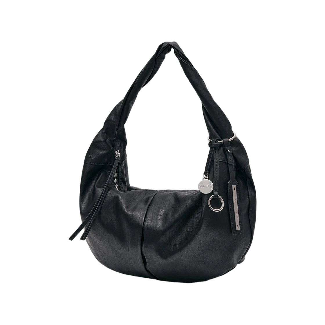 TWIST HANDLE SMALL HOBO BAG