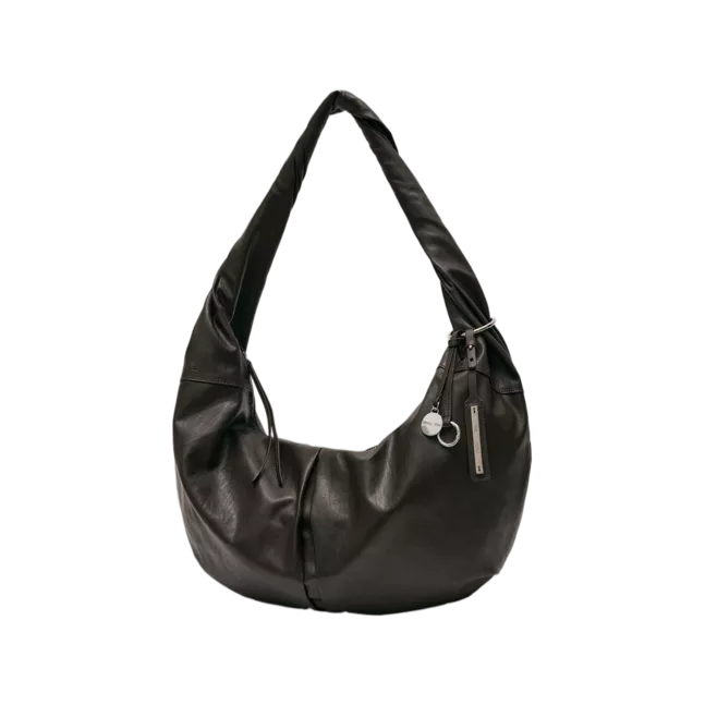 TWIST HANDLE LARGE HOBO BAG