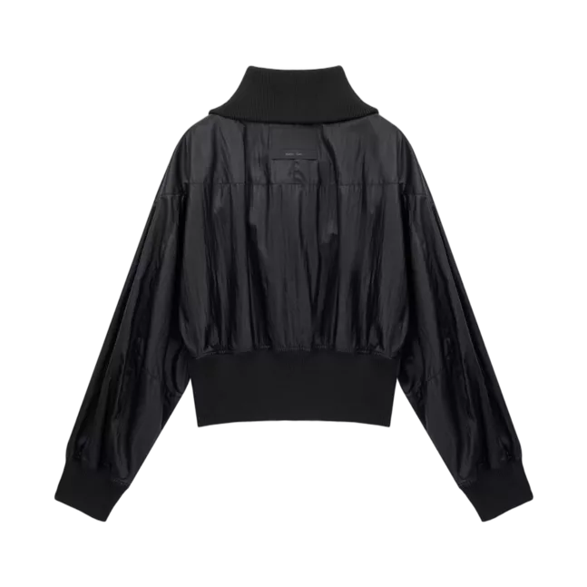 SHINE CRINKLE ZIP BLOUSON