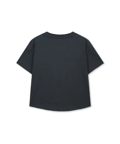 GRAFFITI ROUND HEM CROP TOP