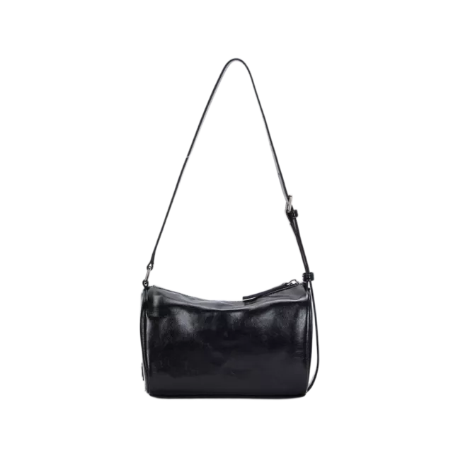 FRONT SHIRRING RIBBON MINI BAG