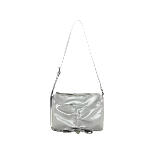 FRONT SHIRRING RIBBON MINI BAG