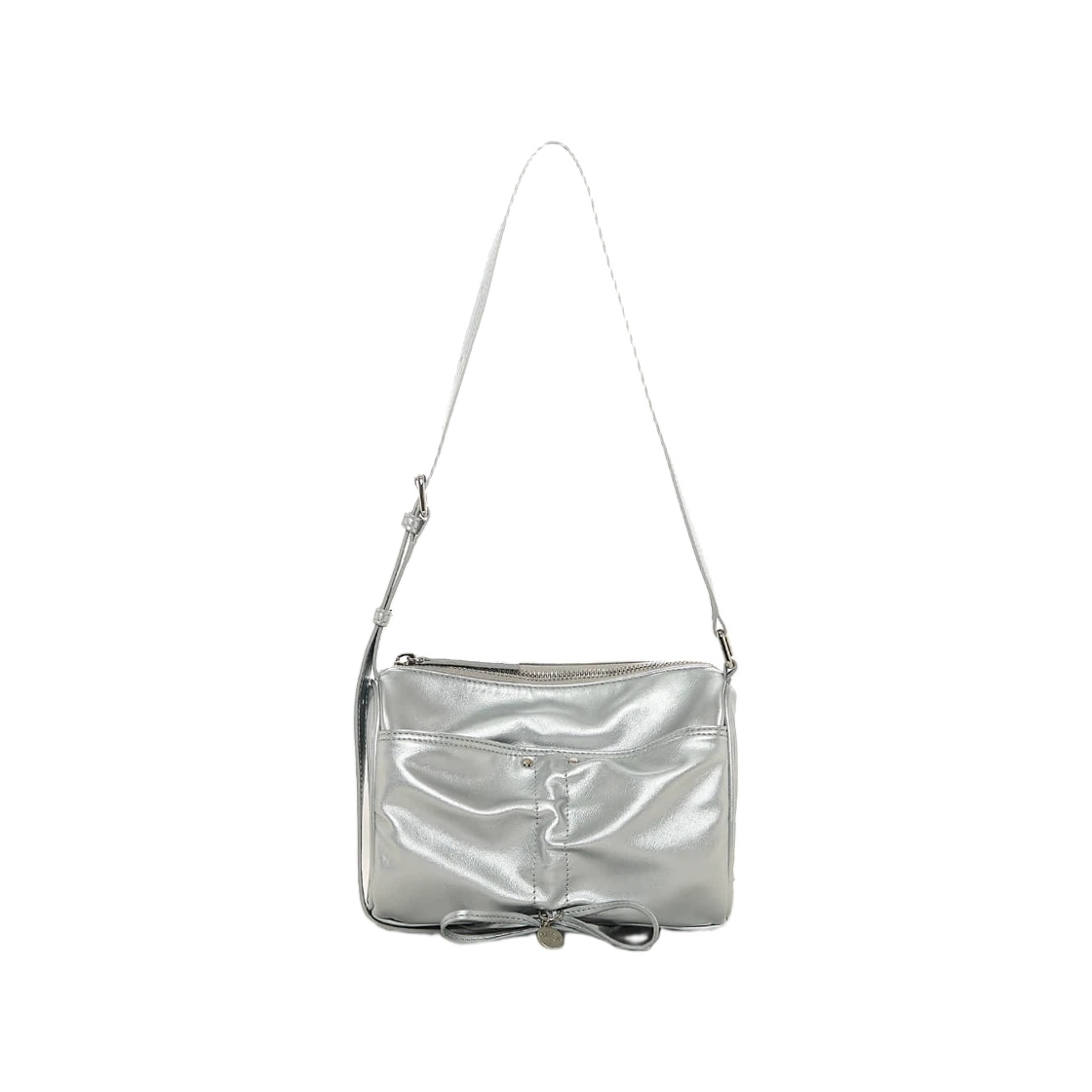 FRONT SHIRRING RIBBON MINI BAG