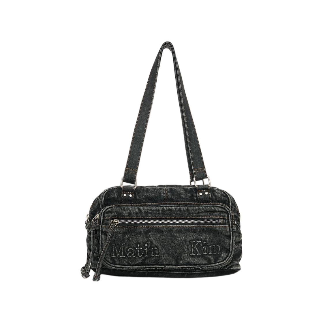 MATIN DUST DENIM ONE POCKET SHOULDER BAG