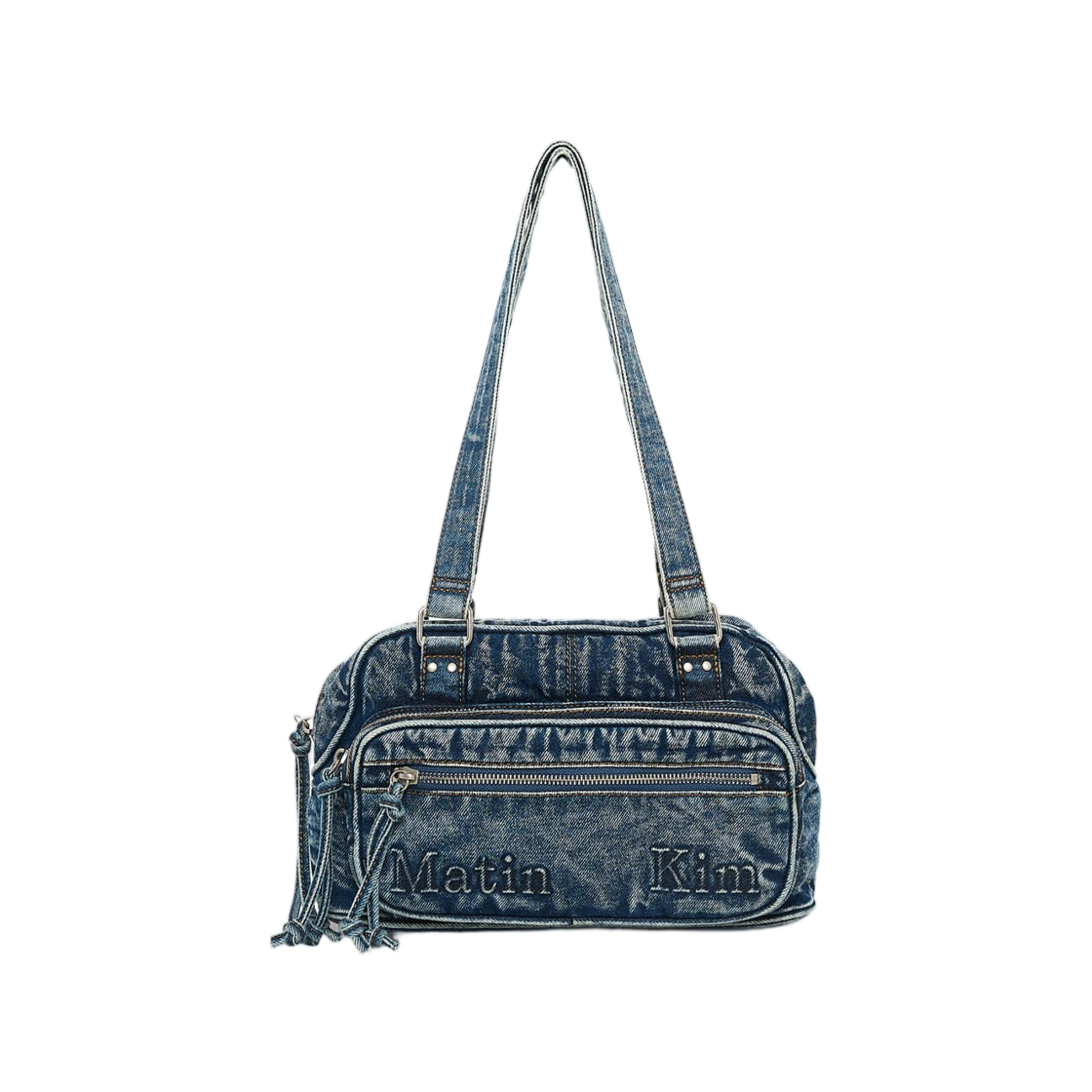 MATIN DUST DENIM ONE POCKET SHOULDER BAG