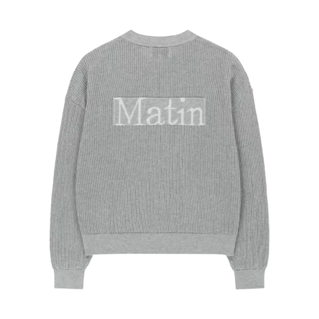 BACK LOGO JACQUARD MESH KNIT ZIP UP