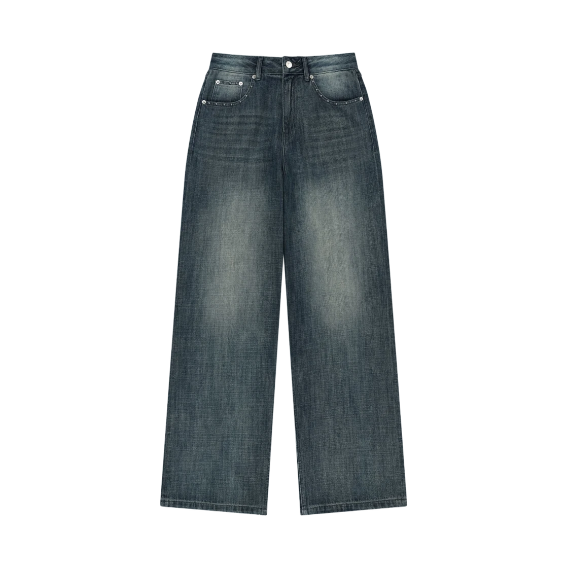 STUD POINT DENIM PANTS