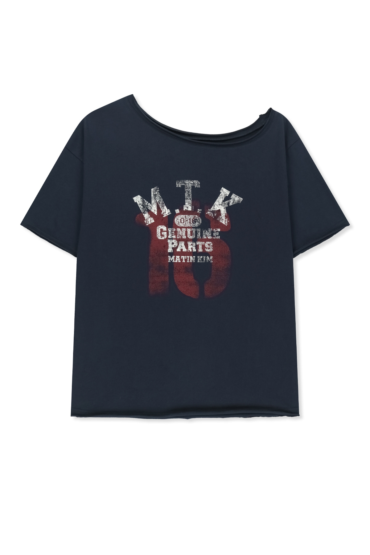 MTK 16 GRAFFITI LOGO ASYMMETRIC TOP