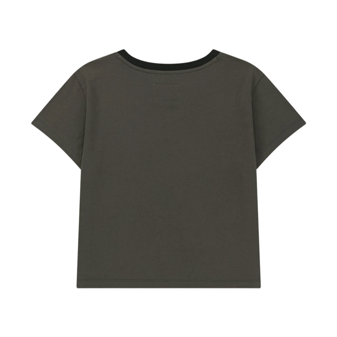 TONAL RIB LOGO CROP TOP
