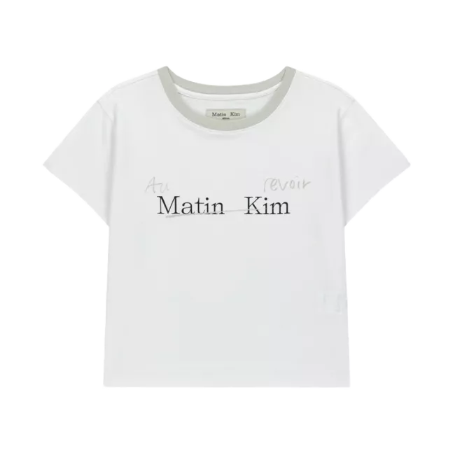 TONAL RIB LOGO CROP TOP