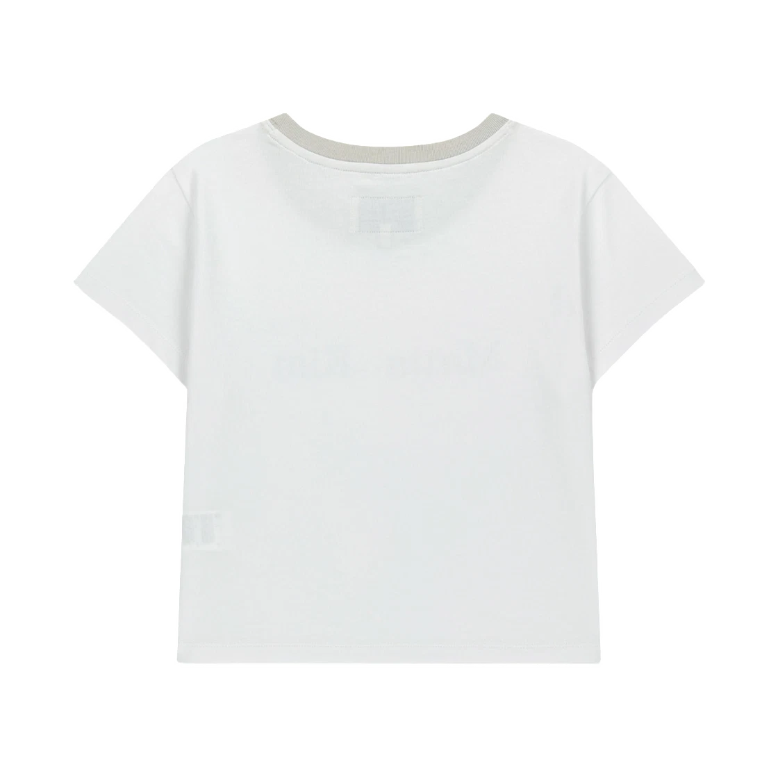 TONAL RIB LOGO CROP TOP